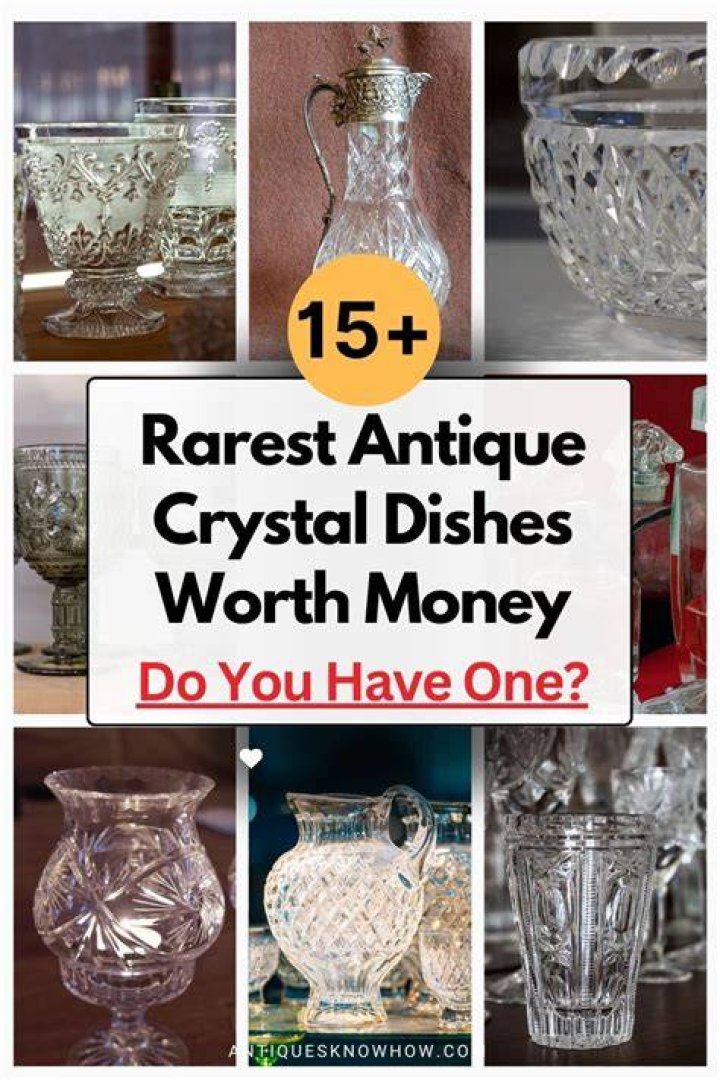 Are old glass dishes worth anything?