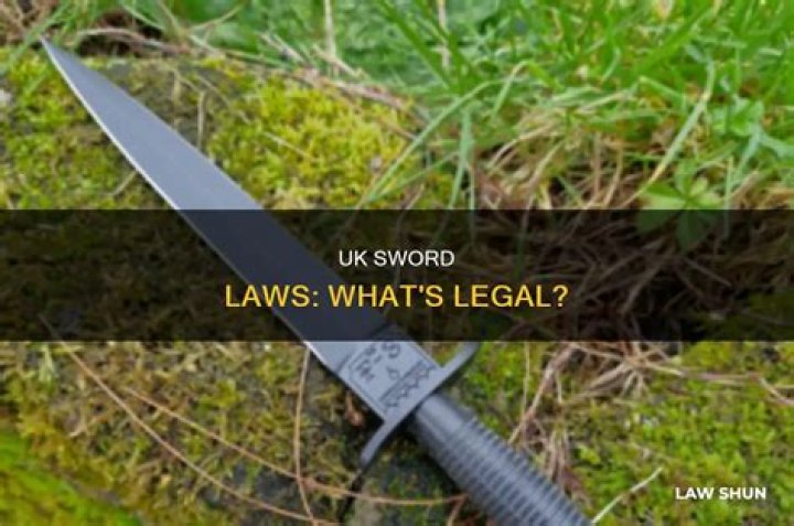 Are swords legal in UK?