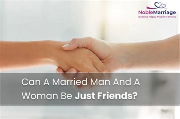 Can a married man and a woman be just friends?