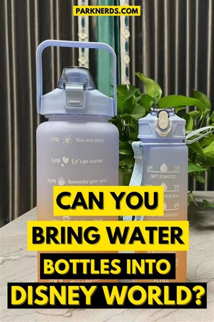 Can I bring a water bottle into Disney?
