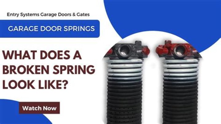 Can I manually open garage door with broken spring?