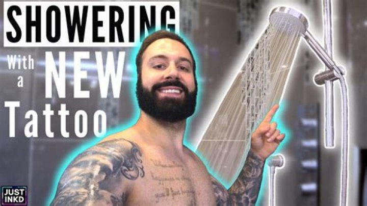 Can I shower after a tattoo?