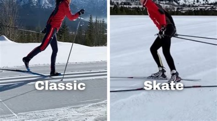 Can I use classic skis for skate skiing?