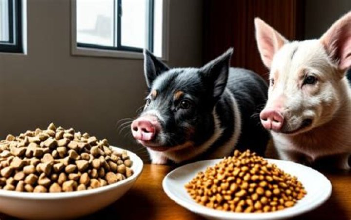 Can pigs eat dog food?