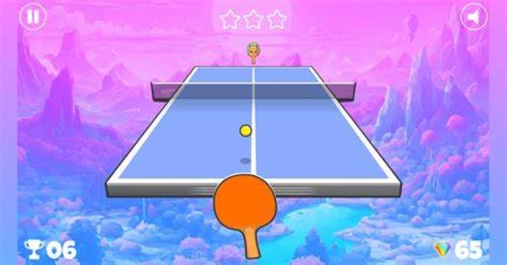 Can the ball go off the side in ping pong?