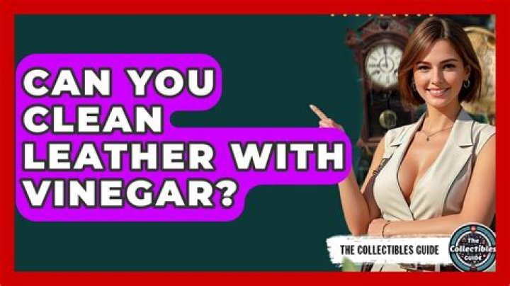Can you clean leather with vinegar?