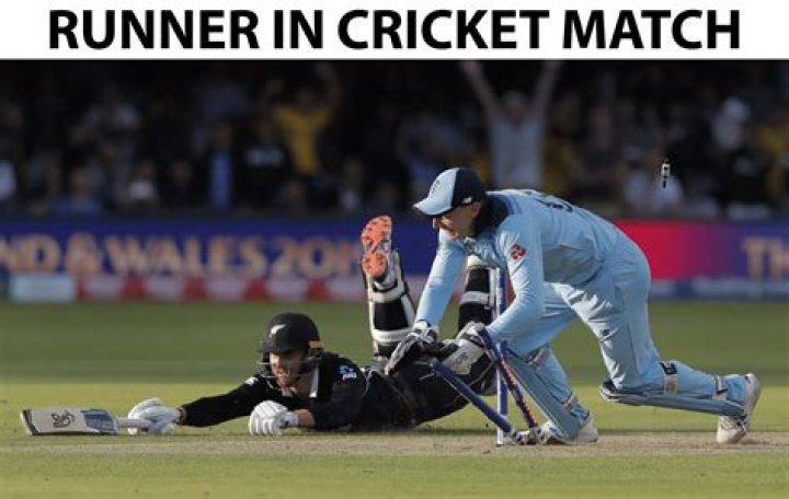 Can you get a runner in cricket?