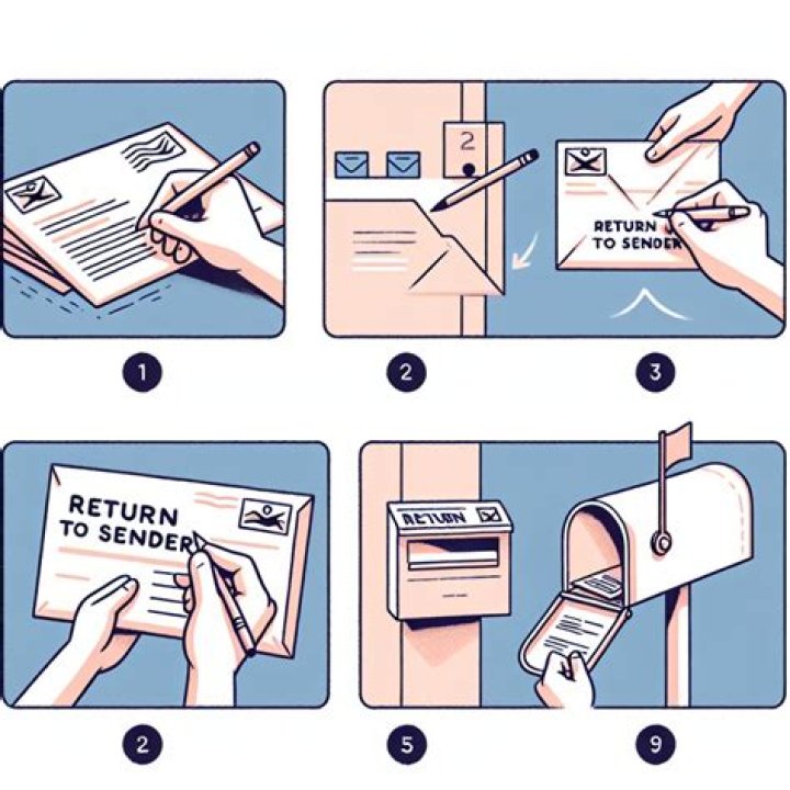 Can you just write return to sender on a package?