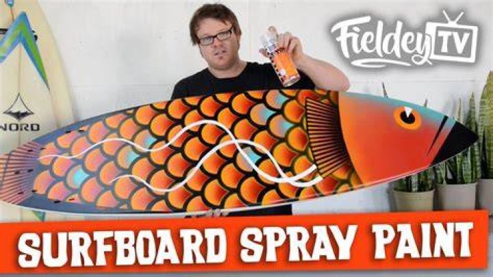 Can you spray paint surfboard?