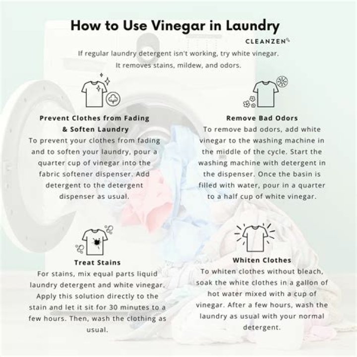 Can you use vinegar in laundry?