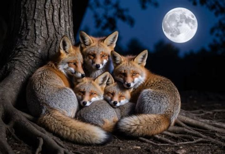 Do foxes sleep in the same place every night?