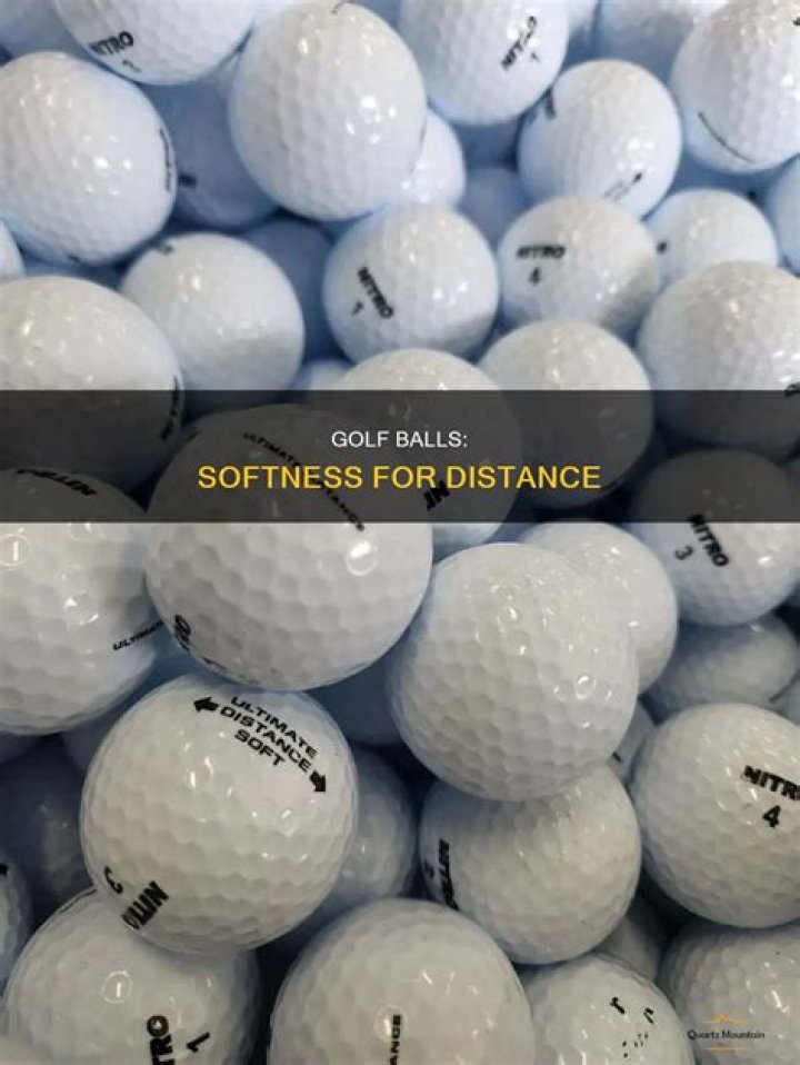 Do soft golf balls travel further?