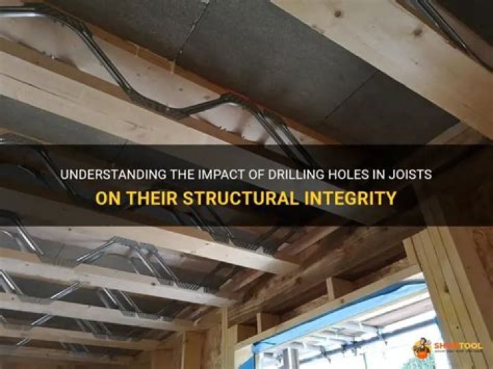 Does drilling holes in joists weaken them?