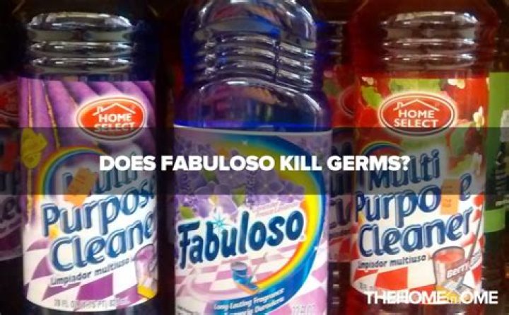 Does Fabuloso kill germs?