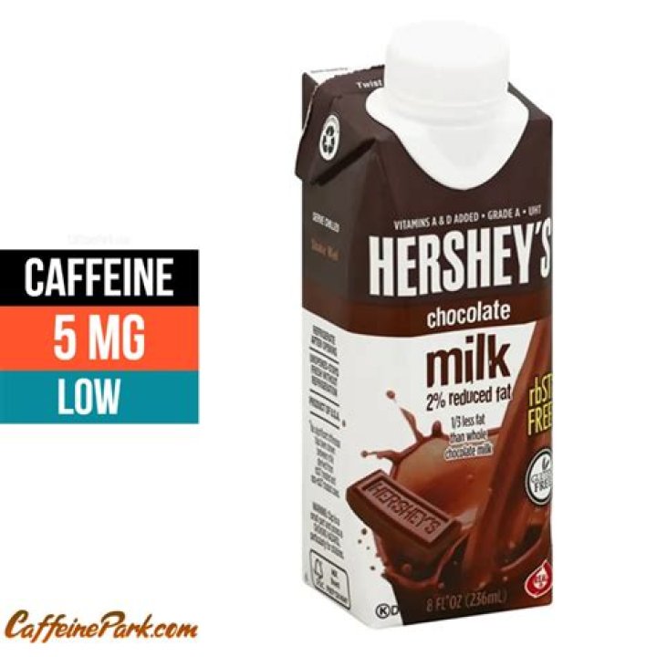 Does Hershey milk chocolate have caffeine?