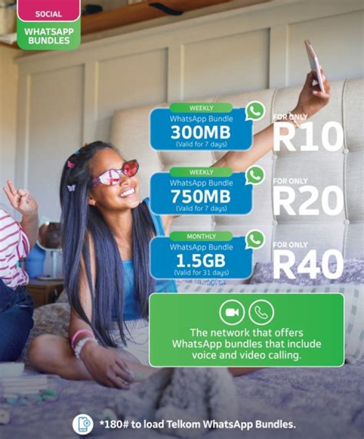 Does Telkom social bundles include YouTube?
