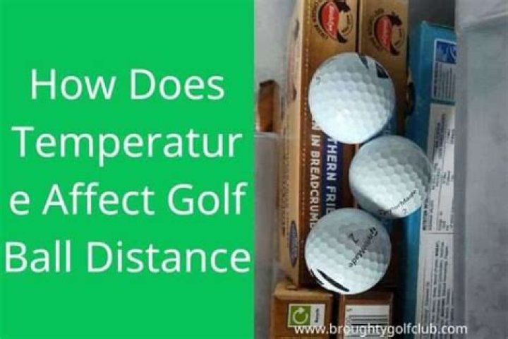 Does temperature affect golf ball distance?