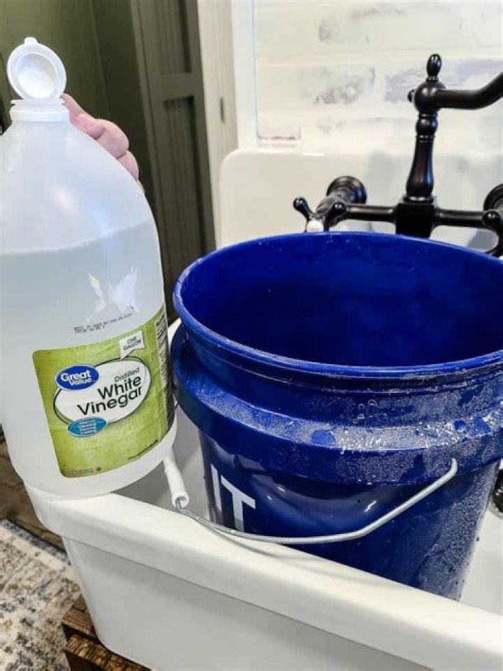 Does vinegar remove grout haze?