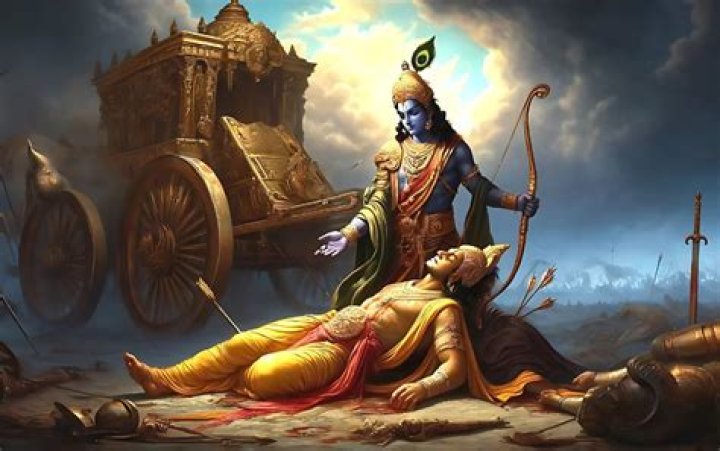 How are Kunti and Krishna related?