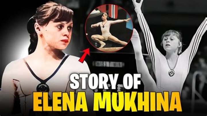 How did Elena Mukhina break her neck?