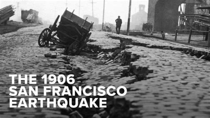 How did the 1906 earthquake happen?