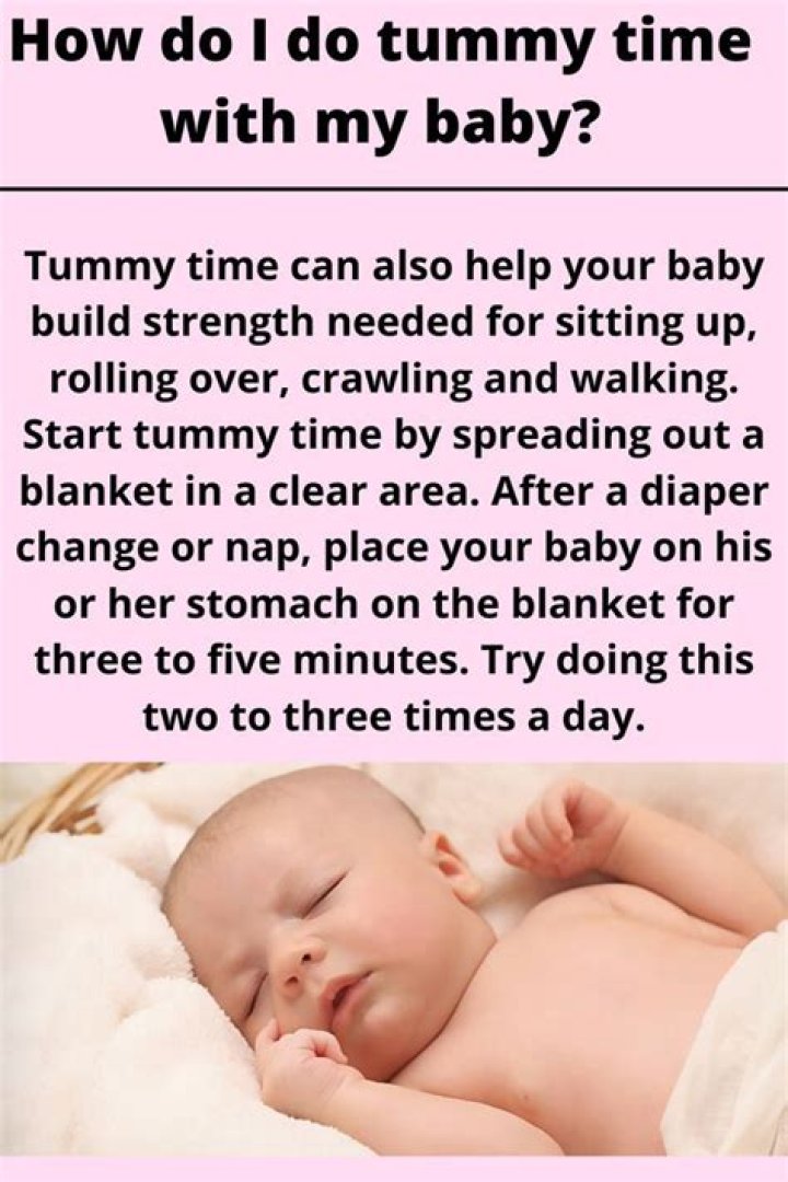 How do I do tummy time with my baby?