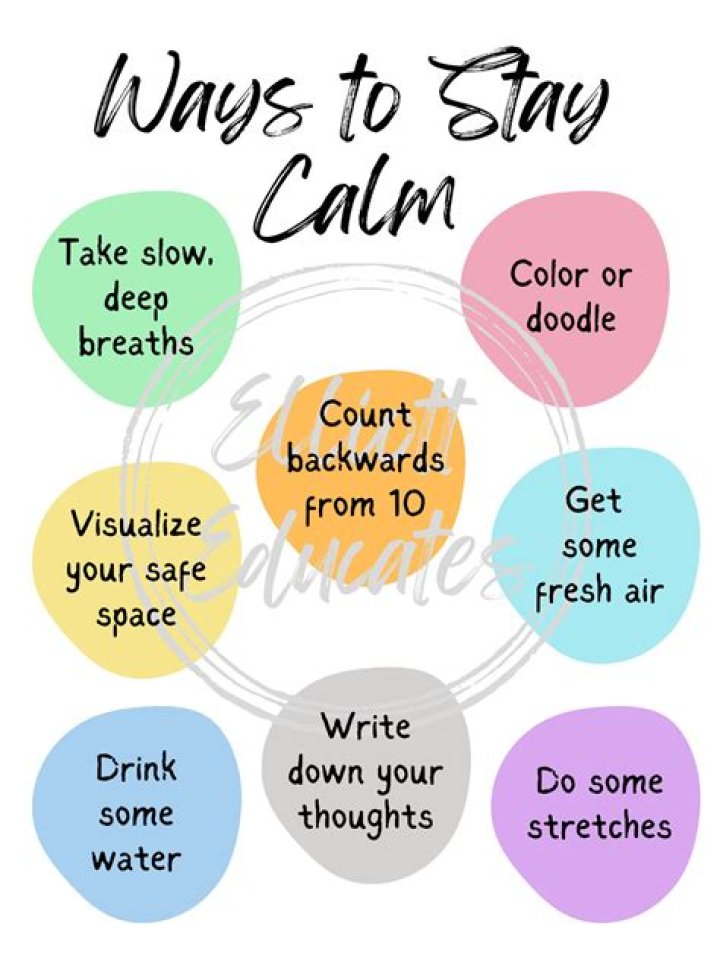 How do I stay calm and happy?