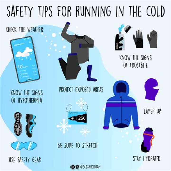 How do runners stay warm in the cold?