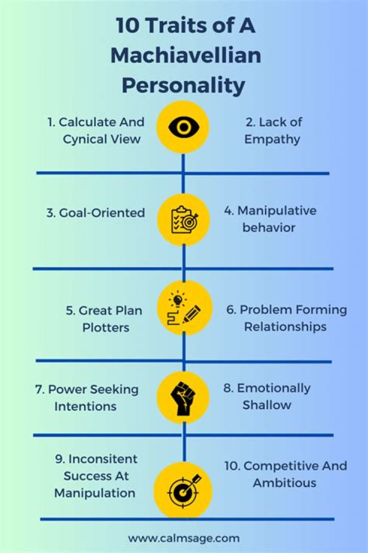 How do you deal with a Machiavellian person?