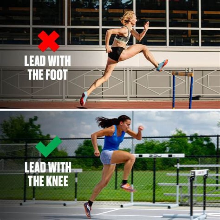 How do you determine lead leg in hurdles?