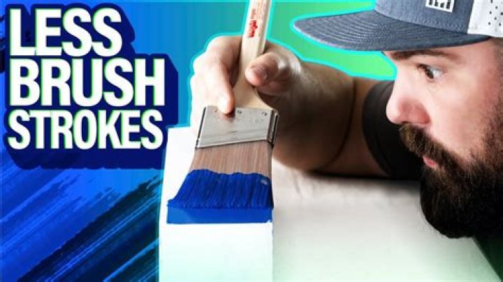 How do you get rid of brush strokes in clear coat?