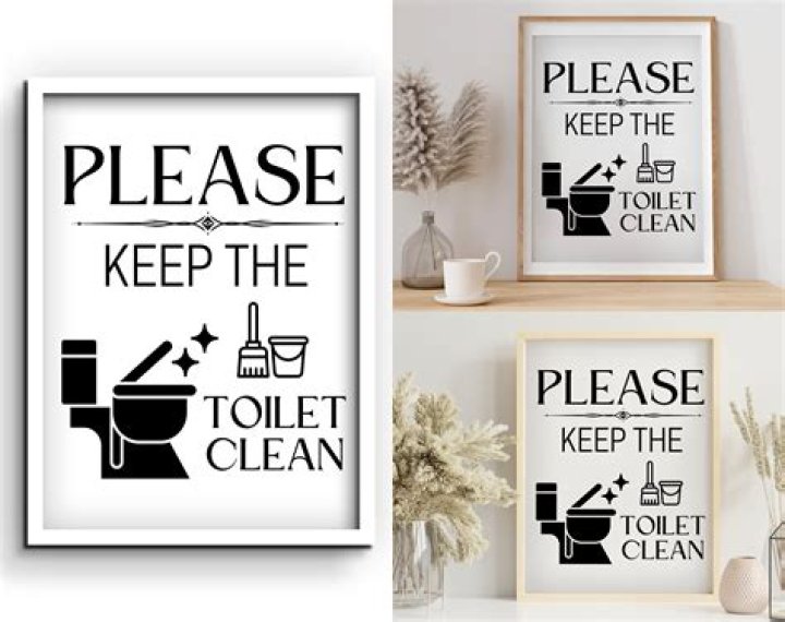 How do you keep a toilet clean when away?