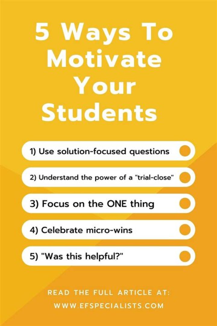 How do you motivate a student who failed?