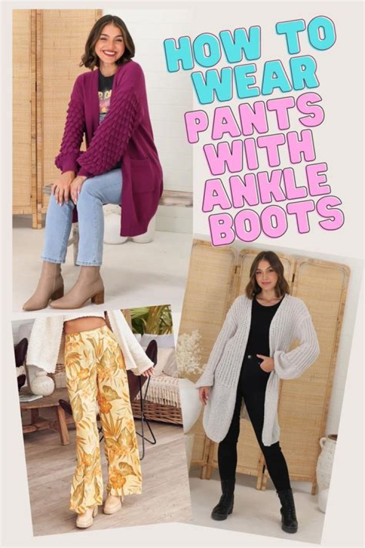 How do you pair ankle boots?