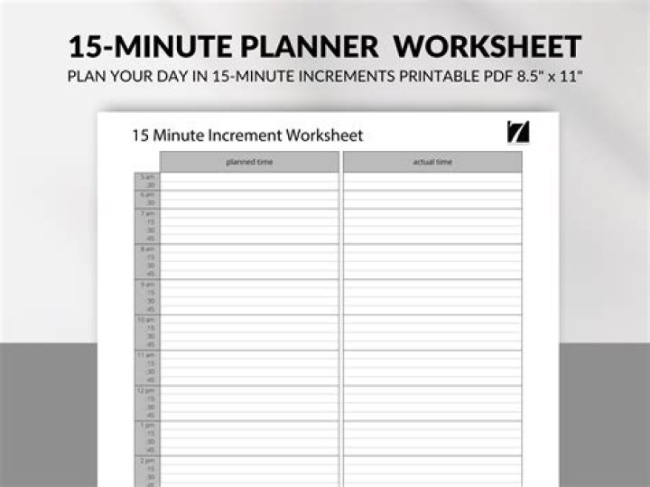 How do you record in 15 minutes increments?