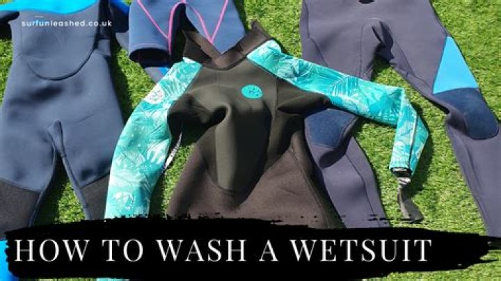 How do you wash a wetsuit after use?