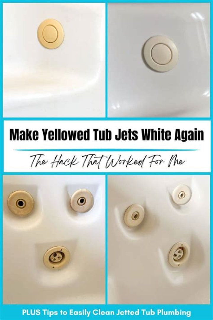 How do you whiten yellowed rubber?
