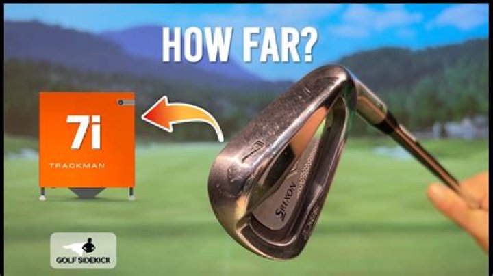 How far should you hit a 7 iron in meters?