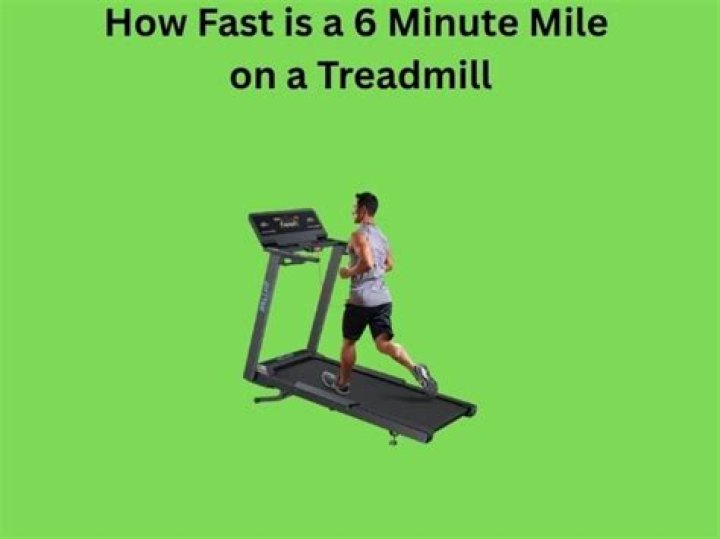 How fast is a 6 minute mile?