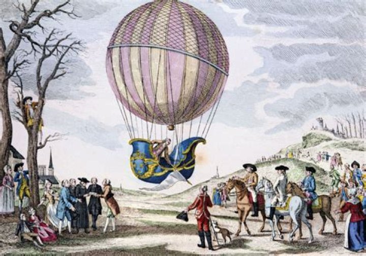 How long was the first balloon flight with humans aboard?