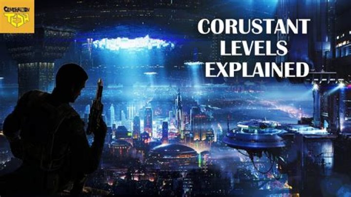 How many levels does Coruscant have?