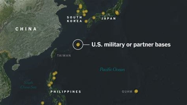 How many military bases are in New York?