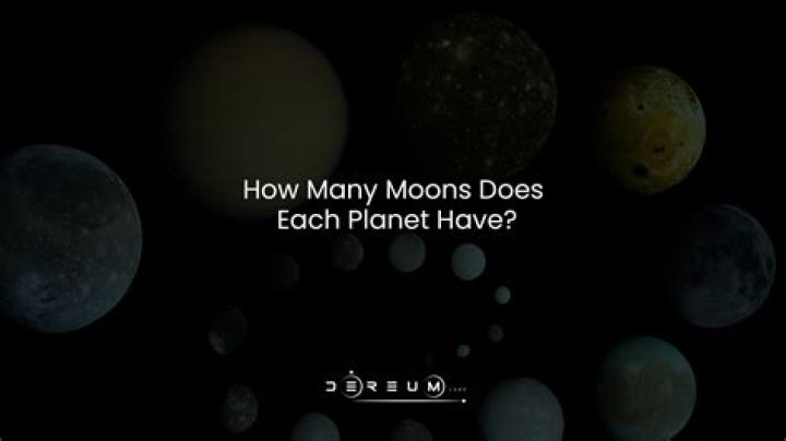 How many moons does Earth have 2021?