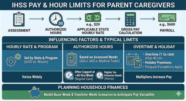 How much does IHSS pay per hour in California 2021?
