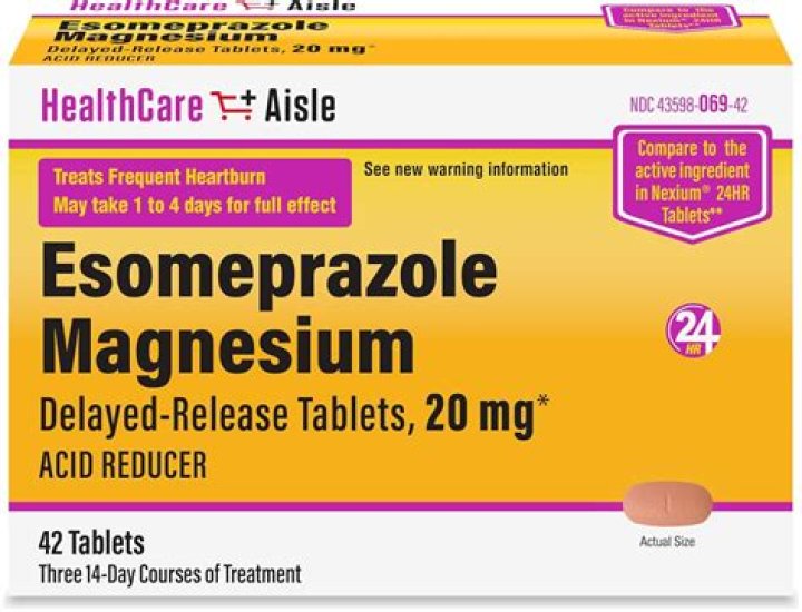 How much esomeprazole can I take?