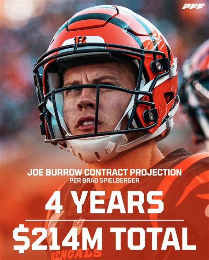 How much is Joe Burrow's contract?