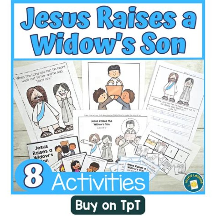 In what city did Jesus raise a widow's son?