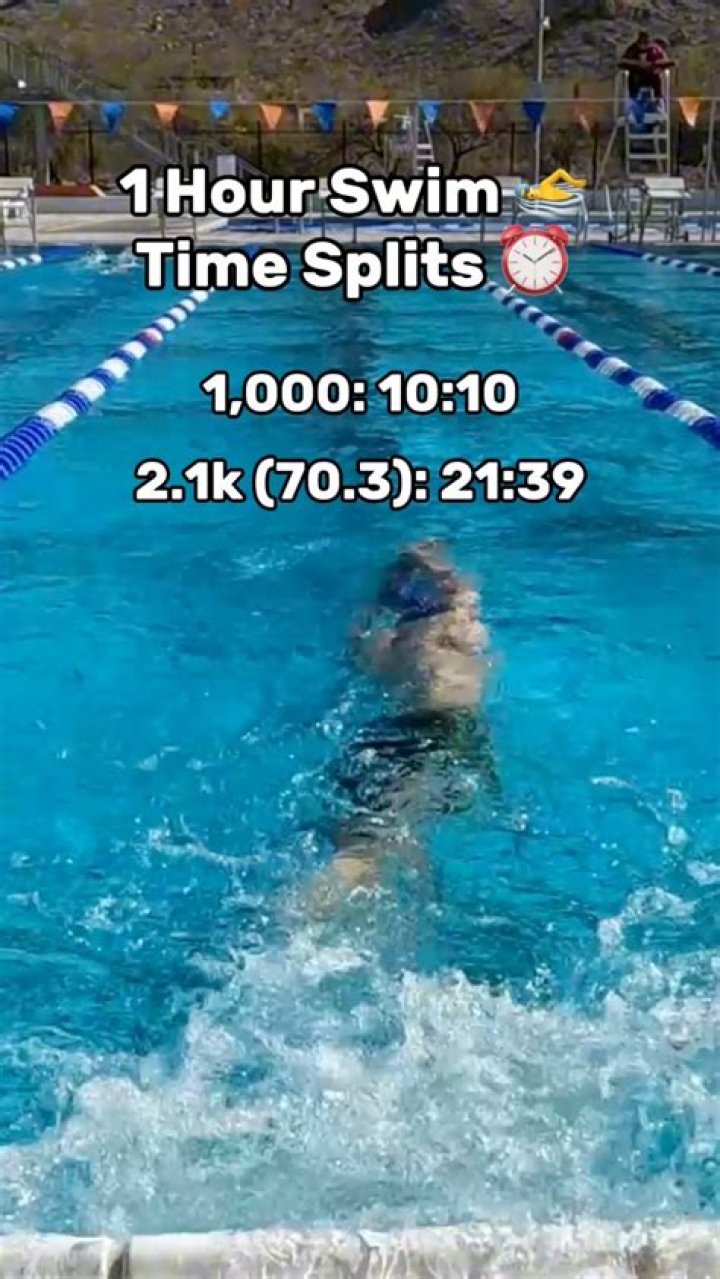 Is 1 hour swimming good?