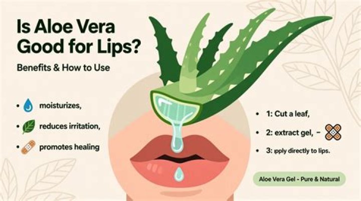 Is aloe vera good for lips?