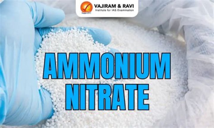 Is ammonium nitrate illegal in the US?